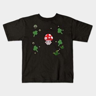 Little Mushroom in the Forest Kids T-Shirt